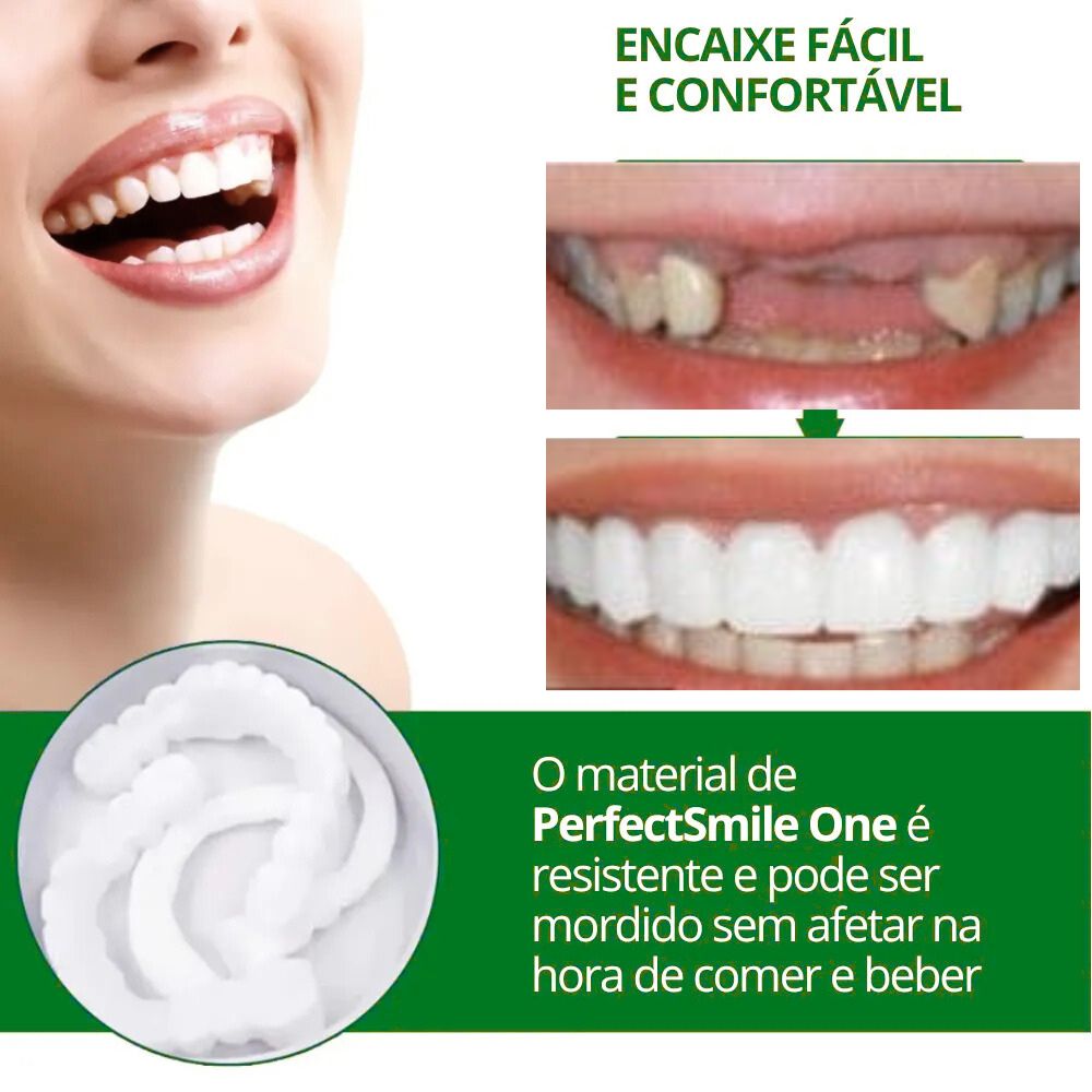 KIT COM 2 Placas Dentais de Cerâmica Removiveis Brancas – PARA TODAS ARCARIAS – Volte a ter um sorriso lindo como antes